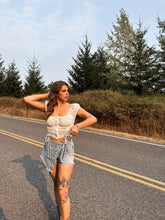 Load image into Gallery viewer, Lace N Latte Top