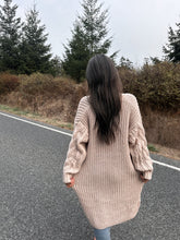 Load image into Gallery viewer, October Mornings Cable Knit Cardi