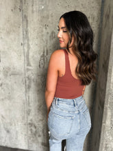 Load image into Gallery viewer, Everyday Tank Ruffle Mahogany