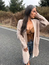 Load image into Gallery viewer, October Mornings Cable Knit Cardi