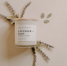 Load image into Gallery viewer, Lavender + Sage Soy Candle