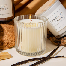 Load image into Gallery viewer, Vanilla Cashmere Ribbed Soy Candle