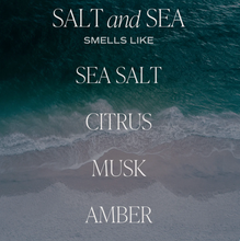 Load image into Gallery viewer, Salt + Sea Ribbed Soy Candle
