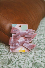 Load image into Gallery viewer, Payton Velvet Bow 2-pack Clip