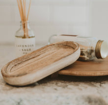 Load image into Gallery viewer, Rustic Wood Tray Small
