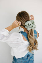 Load image into Gallery viewer, Sagewood Jumbo Scrunchie
