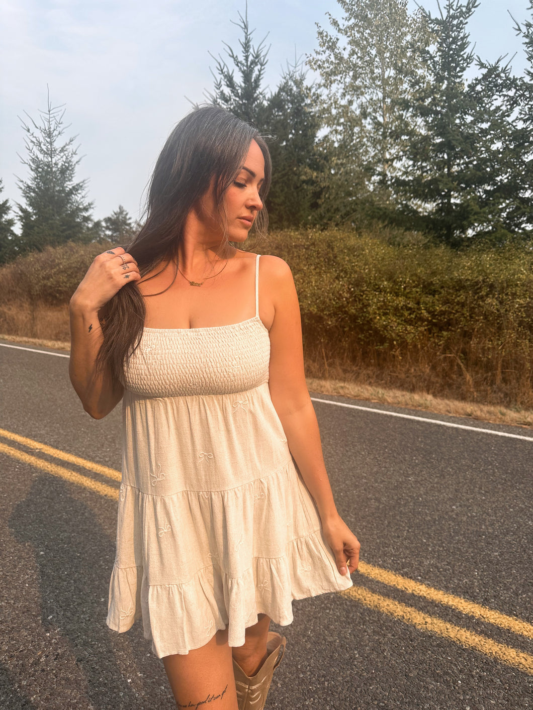 Love Taken Bow Romper