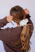 Load image into Gallery viewer, White Lace Scrunchie
