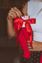 Load image into Gallery viewer, Red Ribbon Bow Clip
