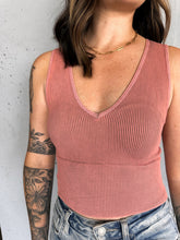 Load image into Gallery viewer, Everyday Tank Plunge Vintage TERRACOTTA
