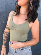 Load image into Gallery viewer, Butter Me Up Tank Olive
