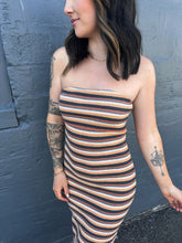 Load image into Gallery viewer, Fall Fate Striped Dress
