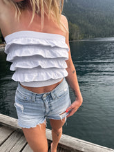 Load image into Gallery viewer, Everyday Ruffle Tube Top Coconut
