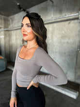 Load image into Gallery viewer, Butter Me Up Long Sleeve Ash
