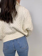 Load image into Gallery viewer, Log Cabin Cable Knit Sweater
