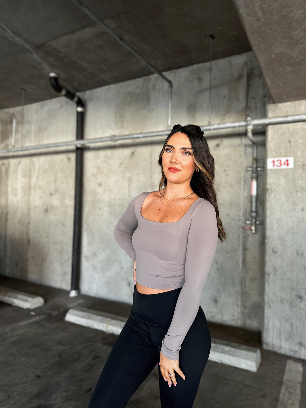 Butter Me Up Long Sleeve Ash