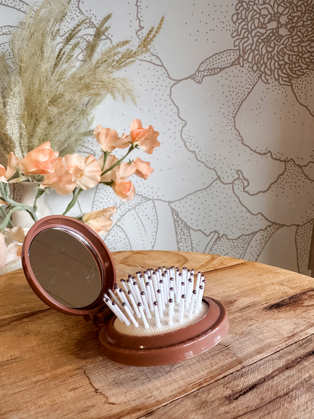 Mini Hairbrush - Brownie