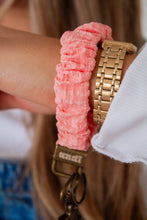 Load image into Gallery viewer, Coral Gingham Keychain

