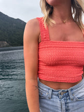Load image into Gallery viewer, Everyday Tank Shirred Hibiscus
