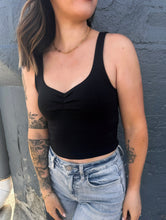 Load image into Gallery viewer, Butter Me Up Tank Black
