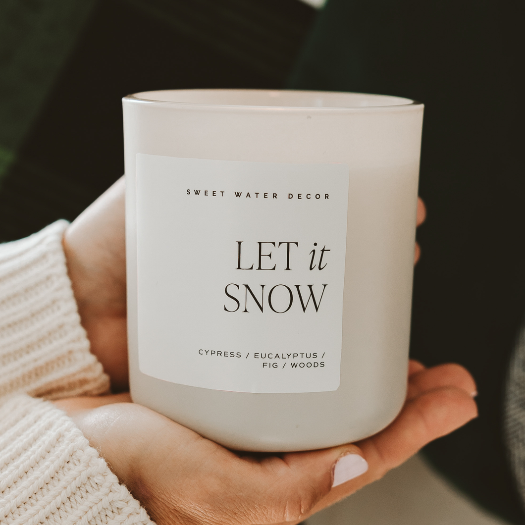 Let It Snow Soy Candle