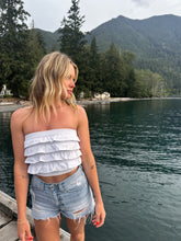 Load image into Gallery viewer, Everyday Ruffle Tube Top Coconut
