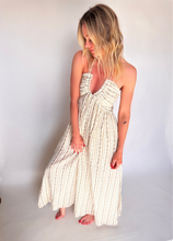 Load image into Gallery viewer, Rose Garden Maxi Halter Dress

