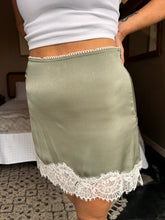 Load image into Gallery viewer, Olive You Silk Skirt
