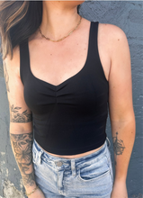 Load image into Gallery viewer, Butter Me Up Tank Black
