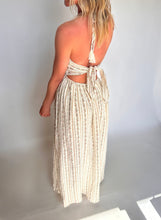 Load image into Gallery viewer, Rose Garden Maxi Halter Dress
