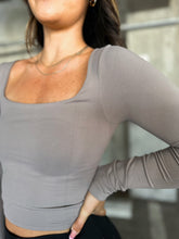 Load image into Gallery viewer, Butter Me Up Long Sleeve Ash
