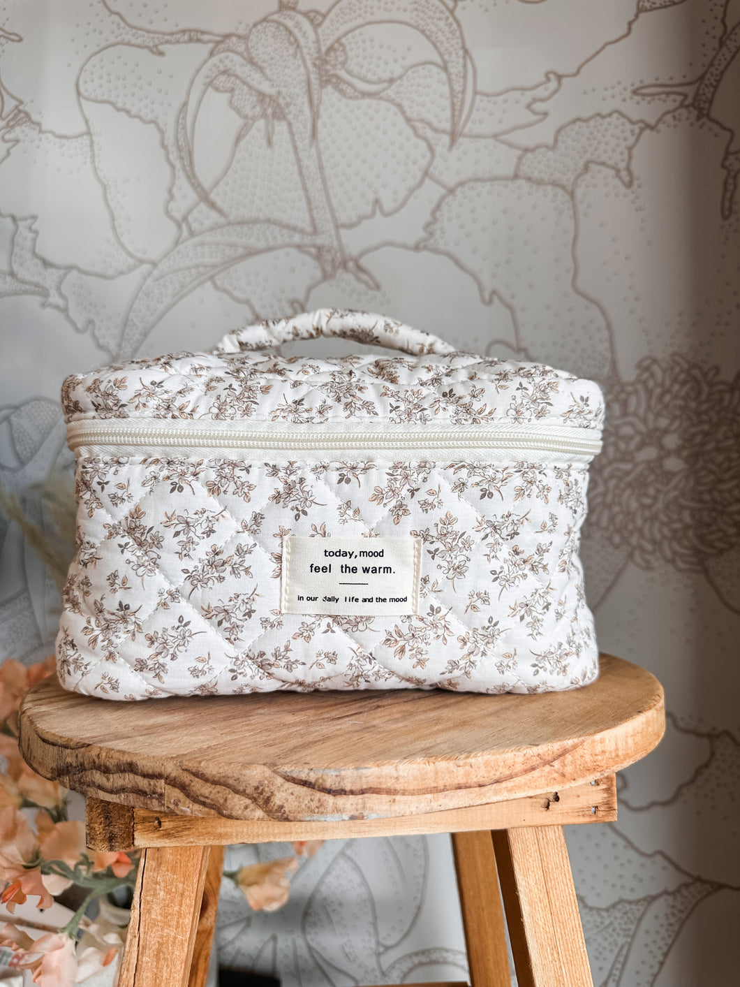 Jasmine Quilted Make Up Bag