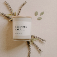 Load image into Gallery viewer, Lavender + Sage Soy Candle
