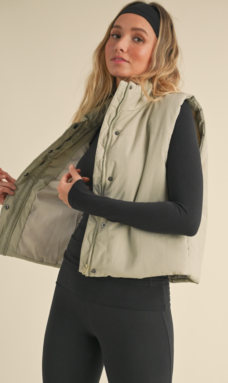Sage Puffer Vest