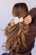 Load image into Gallery viewer, White Lace Scrunchie
