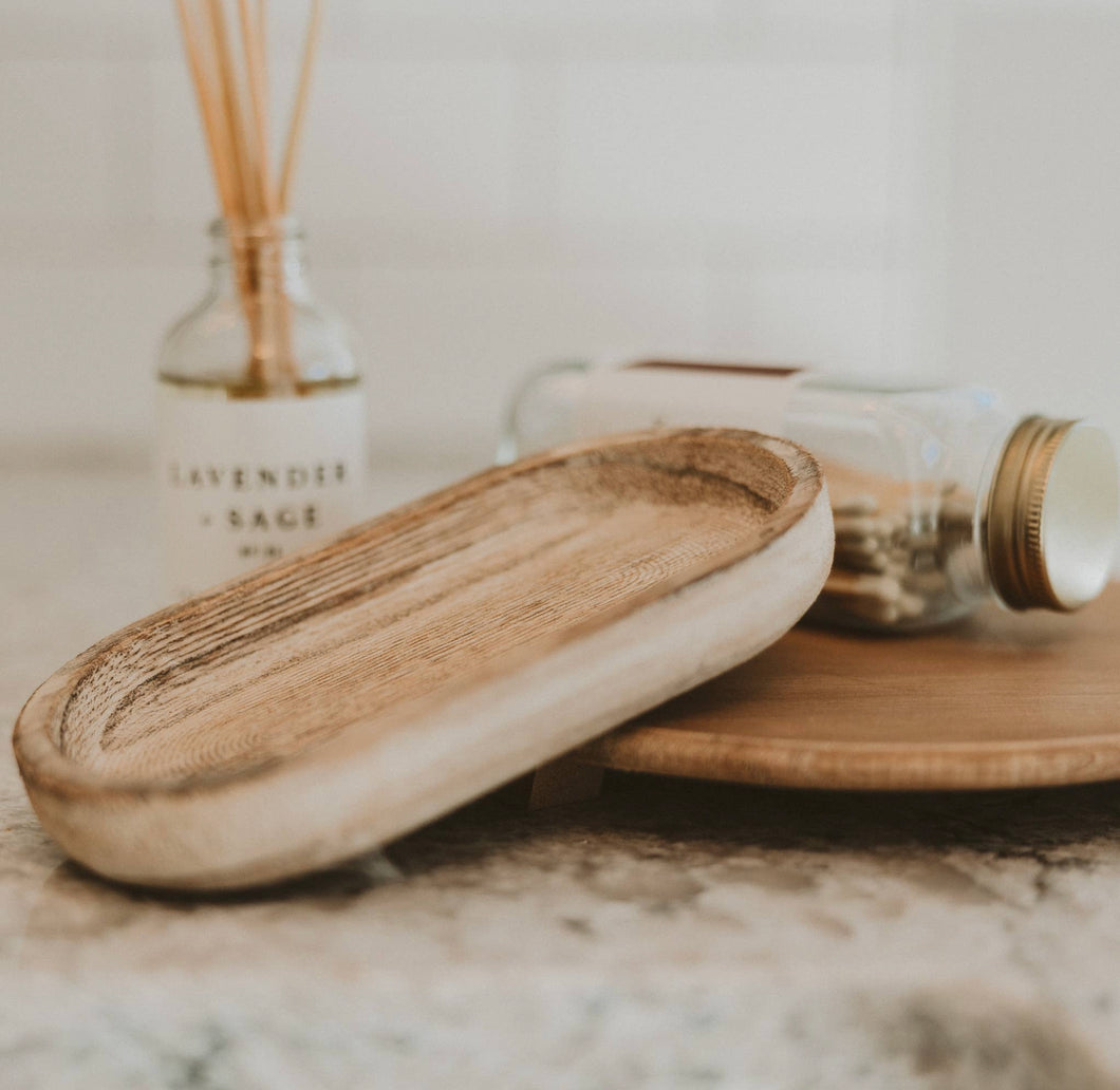 Rustic Wood Tray Small